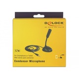 DeLOCK Microphone condensateur Noir