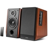 Edifier R1700BT 66W Noir, Bois haut-parleur, Haut-parleur PC Marron, Bluetooth