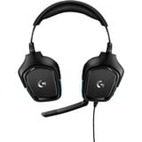 Logitech G432 7.1 Surround Sound Wired casque gaming over-ear Noir/Bleu, PC, PlayStation 4, PlayStation 5, Xbox One, Xbox Series X|S, Nintendo Switch