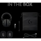 Logitech G Pro X Casque Arceau Noir casque gaming over-ear Noir, Casque, Arceau, Jouer, Noir, Binaural, Rotatif