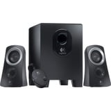 Logitech Système de haut-parleurs Z313, Haut-parleur PC Noir/Argent, Vente au détail