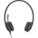 Logitech USB Headset H340, Casque/Écouteur Noir, Retail, Vente au détail