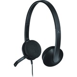 Logitech USB Headset H340, Casque/Écouteur Noir, Retail, Vente au détail