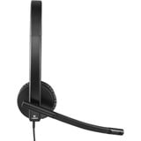 Logitech USB Stereo Headset H570e, Casque/Écouteur Noir