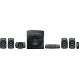 Logitech Z906 Surround Sound Speaker System, Haut-parleur PC Noir, Retail, Vente au détail