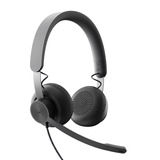 Logitech Zone Casque Avec fil Arceau Appels/Musique USB Type-C Graphite, Casque/Écouteur Avec fil, Appels/Musique, 211 g, Casque, Graphite