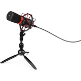 SPC Gear SM950T Noir, Micro Noir, 18 - 21000 Hz, 16 bit, 48 kHz, 135 dB, Cardioïde, Avec fil