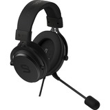 SPC Gear VIRO Casque Arceau Connecteur de 3,5 mm Noir, Casque gaming Noir, Casque, Arceau, Jouer, Noir, Binaural, Avec fil