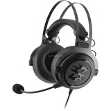 Sharkoon Skiller SGH3, Casque Gaming Noir, Casque, Arceau, Jouer, Noir, Titane, Binaural, Unité de commande intégrée