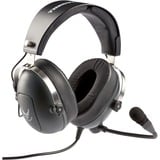 Thrustmaster T.Flight U.S. Air Force Edition Casque Arceau Noir casque gaming over-ear Gris/Metal, Casque, Arceau, Jouer, Noir, Binaural, Rotatif