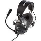 Thrustmaster T.Flight U.S. Air Force Edition Casque Arceau Noir casque gaming over-ear Gris/Metal, Casque, Arceau, Jouer, Noir, Binaural, Rotatif