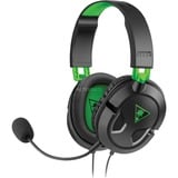 Turtle Beach Recon 50X Casque Gaming w/ 3.5mm Connexion pour Xbox Series X, Xbox Series S et Xbox One, PS5, PS4, PS4 Pro, PC et Appareils Mobiles avec prise 3,5 mm  over-ear Noir/Vert, Xbox Series S et Xbox One, PS5, PS4, PS4 Pro, PC et Appareils Mobiles avec prise 3,5 mm, Avec fil, 20 - 20000 Hz, Gaming, Casque, Noir, Vert