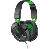 Turtle Beach Recon 50X Casque Gaming w/ 3.5mm Connexion pour Xbox Series X, Xbox Series S et Xbox One, PS5, PS4, PS4 Pro, PC et Appareils Mobiles avec prise 3,5 mm  over-ear Noir/Vert, Xbox Series S et Xbox One, PS5, PS4, PS4 Pro, PC et Appareils Mobiles avec prise 3,5 mm, Avec fil, 20 - 20000 Hz, Gaming, Casque, Noir, Vert