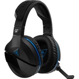 Turtle Beach Stealth 700 - PS4 Casque Arceau Noir, Casque gaming Noir/Bleu, Casque, Arceau, Jouer, Noir, Binaural, Sans fil