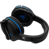 Turtle Beach Stealth 700 - PS4 Casque Arceau Noir, Casque gaming Noir/Bleu, Casque, Arceau, Jouer, Noir, Binaural, Sans fil