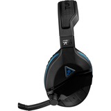 Turtle Beach Stealth 700 - PS4 Casque Arceau Noir, Casque gaming Noir/Bleu, Casque, Arceau, Jouer, Noir, Binaural, Sans fil