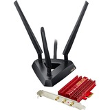 ASUS PCE-AC68, Adaptateur WLAN Rouge