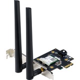 ASUS PCE-AX3000, Adaptateur WLAN Noir, Interne, Sans fil, PCI Express, WLAN / Bluetooth, Wi-Fi 6 (802.11ax), 3000 Mbit/s