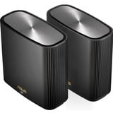 ASUS ZenWiFi AX XT8 (B-2-PK) routeur sans fil Gigabit Ethernet Tri-bande (2,4 GHz / 5 GHz / 5 GHz) Noir, WLAN-LTE-Routeur Noir, Wi-Fi 6 (802.11ax), Tri-bande (2,4 GHz / 5 GHz / 5 GHz), Ethernet/LAN, Noir, Routeur