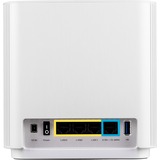 ASUS ZenWiFi AX (XT8) routeur sans fil Gigabit Ethernet Tri-bande (2,4 GHz / 5 GHz / 5 GHz) 4G Blanc, WLAN-LTE-Routeur Blanc, Wi-Fi 6 (802.11ax), Tri-bande (2,4 GHz / 5 GHz / 5 GHz), Ethernet/LAN, 4G, Blanc, Routeur
