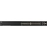 Cisco Small Business SF220-24P Géré L2 Fast Ethernet (10/100) Connexion Ethernet, supportant l'alimentation via ce port (PoE) Noir, Switch Géré, L2, Fast Ethernet (10/100), Connexion Ethernet, supportant l'alimentation via ce port (PoE)