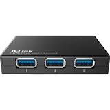 D-Link 4-Port, Hub USB Noir, Noir, USB, 5 V, 4 A, Windows XP, Vista, 7 Mac OS X +, 60 g