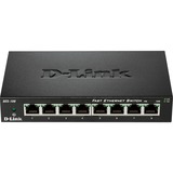 D-Link DES-108, Switch Noir, Full duplex