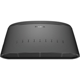 D-Link DGS-1008D, Switch Noir, Non-géré, Gigabit Ethernet (10/100/1000), Full duplex