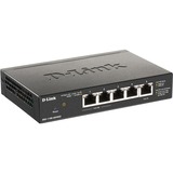D-Link DGS-1100-05PDV2, Switch Géré, Gigabit Ethernet (10/100/1000), Full duplex, Connexion Ethernet, supportant l'alimentation via ce port (PoE)