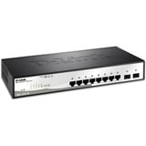 D-Link DGS-1210-10, Switch Géré, L2, Gigabit Ethernet (10/100/1000), Full duplex, Grille de montage, 1U