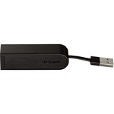D-Link DUB‑E100 Hi‑Speed USB 2.0 Fast Ethernet Adapter, Carte réseau Noir, Avec fil, USB, Ethernet, 100 Mbit/s, Noir
