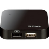 D-Link DUB-H4, Hub USB Noir, USB 2.0, 480 Mbit/s, FCC CE C-Tick, 5 V, Windows 2000, Windows 2000 Professional, Windows 98, Windows 98SE, Windows ME, Windows XP Home,..., Mac OS X 10.1 Puma, Mac OS X 10.2 Jaguar, Mac OS X 10.3 Panther, Mac OS X 10.4 Tiger, Mac OS X...