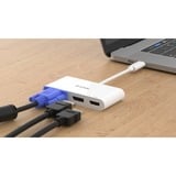 D-Link DUB‑V310, Adaptateur Blanc, Avec fil, USB 3.2 Gen 1 (3.1 Gen 1) Type-C, Blanc, CE, FCC, IC, RCM, CC, 0.04 A