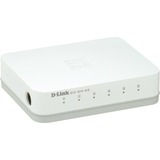 D-Link GO-SW-5G, Switch Blanc/gris, Non-géré, Gigabit Ethernet (10/100/1000), Full duplex