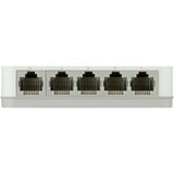 D-Link GO-SW-5G, Switch Blanc/gris, Non-géré, Gigabit Ethernet (10/100/1000), Full duplex