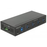 DeLOCK 63309 hub & concentrateur USB 3.2 Gen 1 (3.1 Gen 1) Type-B 5000 Mbit/s Noir, Hub USB Noir, USB 3.2 Gen 1 (3.1 Gen 1) Type-B, USB 3.2 Gen 1 (3.1 Gen 1) Type-A, 5000 Mbit/s, Noir, Métal, CC