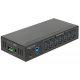 DeLOCK 63311 hub & concentrateur USB 3.2 Gen 1 (3.1 Gen 1) Type-B 5000 Mbit/s Noir, Hub USB Noir, USB 3.2 Gen 1 (3.1 Gen 1) Type-B, USB 3.2 Gen 1 (3.1 Gen 1) Type-A, 5000 Mbit/s, Noir, Métal, CC