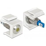 DeLOCK 86436 connecteur de fils Keystone LED Bleu, Acier inoxydable, Blanc, Jaune, Module de Keystone Blanc, Keystone LED, Bleu, Acier inoxydable, Blanc, Jaune, 6 DC, 3 A, 16,3 mm, 27,3 mm