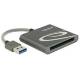 DeLOCK 91525 lecteur de carte mémoire USB 3.2 Gen 1 (3.1 Gen 1) Gris Anthracite, XQD, Gris, 480 Mbit/s, Aluminium, • Mac OS 10.9 or above • Windows 7 32-bit • Windows 7 64-bit • Windows 8.1 32-bit •..., USB 3.2 Gen 1 (3.1 Gen 1)