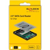 DeLOCK 91750 lecteur de carte mémoire SATA Interne Gris CFast, Gris, SATA, 70 mm, 100 mm, 8 mm