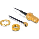 DeLOCK Connecteur HF-RP-SMA pour le montage, Adaptateur 0,35 mètres