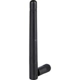 DeLOCK WLAN antenna SMA w/ flexible joint antenne 2 dBi Noir, 2 dBi