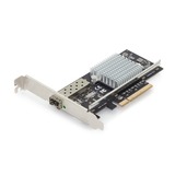 Digitus Carte réseau Single Port 10G SFP PCIe Interne, Avec fil, PCI Express, Fibre, 10000 Mbit/s