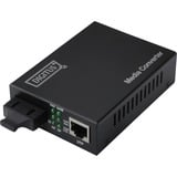 Digitus Convertisseur médias gigabit , RJ45 / SC Noir, RJ45 / SC, 1000 Mbit/s, 1000Base-T, IEEE 802.3, IEEE 802.3u, IEEE 802.3z, Gigabit Ethernet, Complète, Demi, SC
