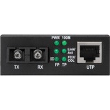 Digitus Fast Ethernet Convertisseur de média, RJ-45/SC Noir