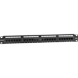 Digitus Panneau de raccordement 19" Cat.5e, Panneau de brassage Noir, Vente au détail