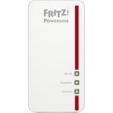 FRITZ! FRITZ!Powerline 1260 Powerline 1260, 1200 Mbit/s, IEEE 802.11a, IEEE 802.11b, IEEE 802.11g, IEEE 802.11h, IEEE 802.11i, Type F, Gigabit Ethernet, 10,100,1000 Mbit/s, 10BASE-T, 100BASE-T, 1000BASE-T