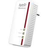 FRITZ! FRITZ!Powerline 1260 Powerline 1260, 1200 Mbit/s, IEEE 802.11a, IEEE 802.11b, IEEE 802.11g, IEEE 802.11h, IEEE 802.11i, Type F, Gigabit Ethernet, 10,100,1000 Mbit/s, 10BASE-T, 100BASE-T, 1000BASE-T