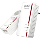 FRITZ! FRITZ!Powerline 1260E WLAN Set Powerline 1260E WLAN Set, 1200 Mbit/s, IEEE 802.11a, IEEE 802.11b, IEEE 802.11g, IEEE 802.11h, IEEE 802.11i, Type F, Gigabit Ethernet, 10,100,1000 Mbit/s, 10BASE-T, 100BASE-T, 1000BASE-T