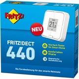 FRITZ! FRITZ! DECT 440, Palpeur FRITZ!DECT FRITZ! DECT 440, Blanc, 10 - 40 °C, 69 mm, 18 mm, 69 mm, 75 g